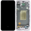 OLED Assembly With Frame For Samsung Galaxy A55 (A556 / 2024) (Service Pack) (Lilac)