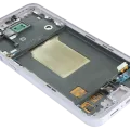 OLED Assembly With Frame For Samsung Galaxy A55 (A556 / 2024) (Service Pack) (Lilac)