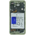 OLED Assembly With Frame For Samsung Galaxy A55 (A556 / 2024) (Service Pack) (Lemon)