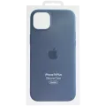 Apple Silicone Case with MagSafe for iPhone 14 Plus (OEM Brand New, Retail Packaging) (Storm Blue)