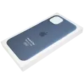 Apple Silicone Case with MagSafe for iPhone 14 Plus (OEM Brand New, Retail Packaging) (Storm Blue)