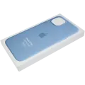 Apple Silicone Case with MagSafe for iPhone 15 Plus (OEM Brand New, Retail Packaging) (Winter Blue)