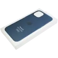 Apple Silicone Case with MagSafe for iPhone 13 (OEM Brand New, Retail Packaging) (Blue)