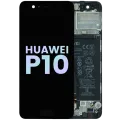 LCD Assembly With Frame For Huawei P10 (Genuine OEM) (Black)