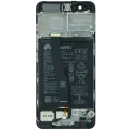 LCD Assembly With Frame For Huawei P10 (Genuine OEM) (Black)