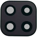 Back Camera Lens (Glass Only) With Adhesive For Xiaomi Redmi 9C