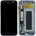 LCD Assembly With Frame For Samsung Galaxy S7 Edge (Service Pack) (Black)