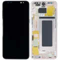 LCD Assembly With Frame For Samsung Galaxy S8 (Service Pack) (Pink)