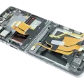 Inner OLED Assembly With Frame For Oppo Find N3 Flip (Refurbished) (Black)