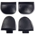 R1 L1 R2 L2 Trigger Buttons With Springs For PlayStation 5 Controller (Black, BDM-030) (8 Piece Set)