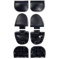 R1 L1 R2 L2 Trigger Buttons With Springs For PlayStation 5 Controller (Black, BDM-030) (8 Piece Set)