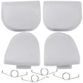 R1 L1 R2 L2 Trigger Buttons With Springs For PlayStation 5 Controller (White, BDM-020) (8 Piece Set)