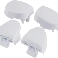 R1 L1 R2 L2 Trigger Buttons With Springs For PlayStation 5 Controller (White, BDM-020) (8 Piece Set)