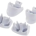 R1 L1 R2 L2 Trigger Buttons With Springs For PlayStation 5 Controller (White, BDM-020) (8 Piece Set)