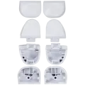 R1 L1 R2 L2 Trigger Buttons With Springs For PlayStation 5 Controller (White, BDM-030) (8 Piece Set)