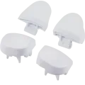 R1 L1 R2 L2 Trigger Buttons With Springs For PlayStation 5 Controller (White, BDM-030) (8 Piece Set)