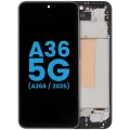 LCD Assembly With Frame For Samsung Galaxy A36 5G (A366 / 2025) (Aftermarket : Incell) (Black)