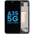 LCD Assembly With Frame For Samsung Galaxy A35 5G (A356/ 2025) (Aftermarket : Incell) (Navy)
