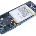 OLED Assembly With Frame For Samsung Galaxy S21 FE 5G (US & International) (Service Pack) (Navy)