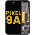 OLED Assembly With Frame (With Fingerprint Sensor) For Google Pixel 9A (Refurbished) (Obsidian)