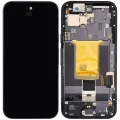 OLED Assembly With Frame (With Fingerprint Sensor) For Google Pixel 9A (Refurbished) (Obsidian)