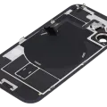 Back Glass w/ MagSafe Magnet & NFC & Flashlight Flex For iPhone 17 (Used OEM Pull: Grade B) (Mist Blue)