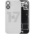 Back Glass w/ MagSafe Magnet & NFC & Flashlight Flex For iPhone 17 (Used OEM Pull: Grade C) (White)