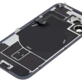 Back Glass w/ MagSafe Magnet & NFC & Flashlight Flex For iPhone 17 (Used OEM Pull: Grade C) (Black)