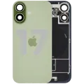 Back Glass w/ MagSafe Magnet & NFC & Flashlight Flex For iPhone 17 (Used OEM Pull: Grade C) (Sage)