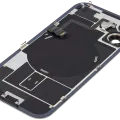 Back Glass w/ MagSafe Magnet & NFC & Flashlight Flex For iPhone 17 (Used OEM Pull: Grade C) (Sage)