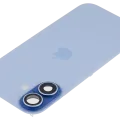 Back Glass w/ MagSafe Magnet & NFC & Flashlight Flex For iPhone 17 (Used OEM Pull: Grade C) (Mist Blue)