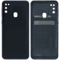 Back Cover With Camera Lens For Samsung Galaxy M21 (M215 / 2020) (Service Pack) (Black)