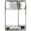 Mid-Frame Housing Compatible For Samsung Galaxy A41 (A415 / 2020) (Service Pack) (White)