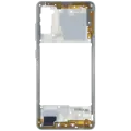 Mid-Frame Housing Compatible For Samsung Galaxy A41 (A415 / 2020) (Service Pack) (White)