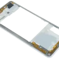 Mid-Frame Housing Compatible For Samsung Galaxy A41 (A415 / 2020) (Service Pack) (White)