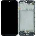 OLED Assembly With Frame For Samsung Galaxy M21 (M215 / 2020) (Service Pack) (Black)
