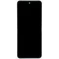 Inner OLED Assembly With Frame Compatible For Samsung Galaxy Z Flip 3 5G (F711) (Service Pack) (Silver) (Bespoke)