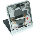 Inner OLED Assembly With Frame Compatible For Samsung Galaxy Z Flip 3 5G (F711) (Service Pack) (Silver) (Bespoke)