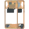 Mid-Frame Housing Compatible For Samsung Galaxy A70 (A705 / 2019) (Service Pack) (Orange)
