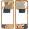 Mid-Frame Housing Compatible For Samsung Galaxy A70 (A705 / 2019) (Service Pack) (Orange)