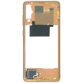Mid-Frame Housing Compatible For Samsung Galaxy A70 (A705 / 2019) (Service Pack) (Orange)