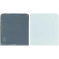 Bottom Back Cover Glass For Samsung Galaxy Z Flip 3 5G (Service Pack) (White)