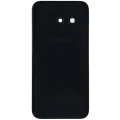 Back Cover Glass With Camera Lens For Samsung Galaxy A3 (A320 / 2017) (Service Pack) (Black)
