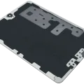 Back Cover With Camera Lens For Samsung Galaxy Tab S3 9.7" (T820) (2017) (Service Pack) (Black)