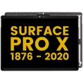 Digitizer With Flex Cable Compatible For Microsoft Surface Pro X (1876) (Refurbished) (Black)