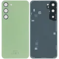 Back Cover Glass With Camera Lens For Samsung Galaxy S23 Plus (Service Pack) (Lime)