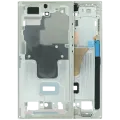 Mid-Frame Housing Compatible For Samsung Galaxy S23 Ultra (S918) (Service Pack) (Cream)