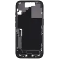 Середня рамка зі шлейфом зарядки й дрібними деталями для iPhone 17 (EU / Global Version) (Used OEM Pull: Grade A) (чорний)
