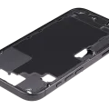 Середня рамка зі шлейфом зарядки й дрібними деталями для iPhone 17 (EU / Global Version) (Used OEM Pull: Grade A) (чорний)