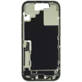 Mid-Frame Housing W/ Charging Port Flex & Small Parts For iPhone 17 (EU / Global Version) (Used OEM Pull: Grade A) (Sage)